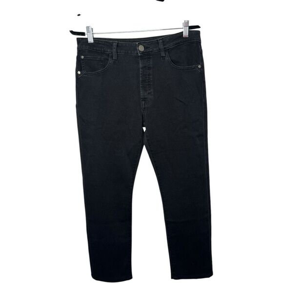 JNCO MCMLXXV Slim Straight Black Button Fly Jeans Men’s Size 31 Classic Neutral - Picture 1 of 16